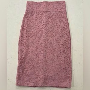 Women’s Stretch Dusty Pink Pencil Skirt